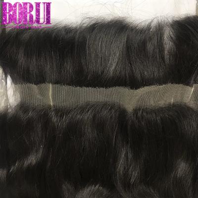 O Frontal brasileiro do laço da onda não processada 13x4 HD do corpo do cabelo do Virgin tingiu o descorante