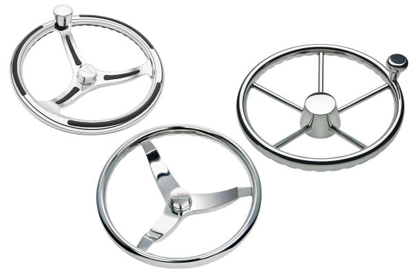 3/4 Tapered Shaft Sailboat Steering Wheel Highly Polished Marine Yacht Accessories