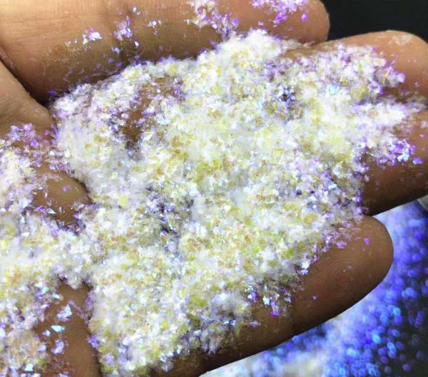 April Fool's Day Craft Nail Art Iridescent Mylar Flakes Glitter Fragment in 365 Colors Confetti Irregular Shape