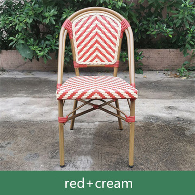 Outdoor Patio Furniture French Style Rattan Chair Paris Cafe Parisian Bistro Chairs