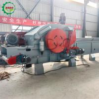 Durabilidad de 160KW de carga pesada de la cadena de alimentación tambor triturador de madera para el reciclaje de madera