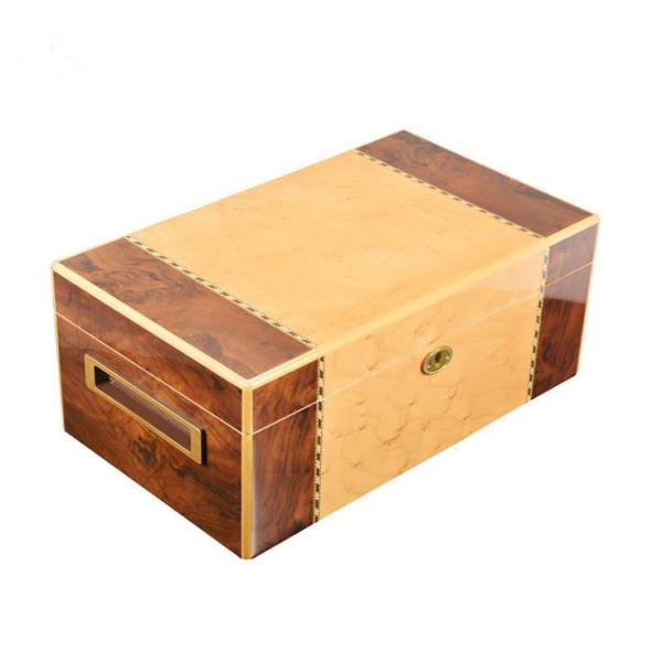 Custom Moisture Regulating Antibacterial Stable Spanish Cedar Wood Cigar Box Humidor