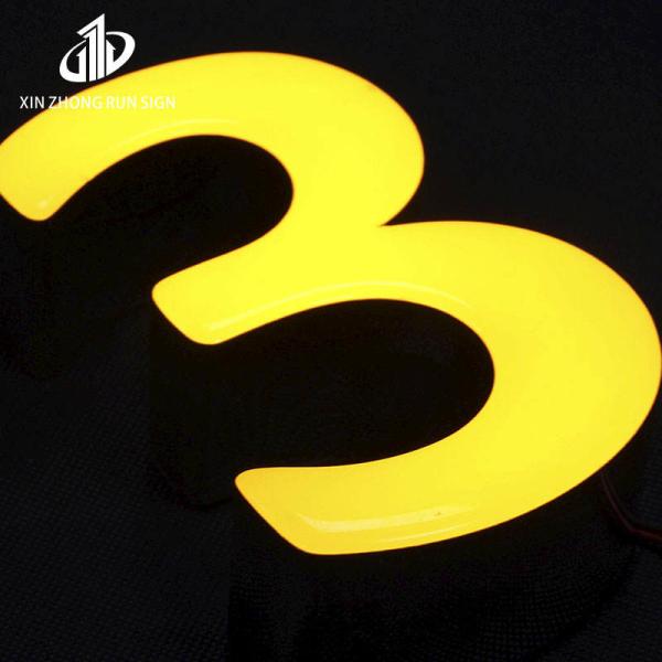 Acrylic Led Letter Backlit Sign Wall Led Light 3D Backlit Logo Sign For Shopfront