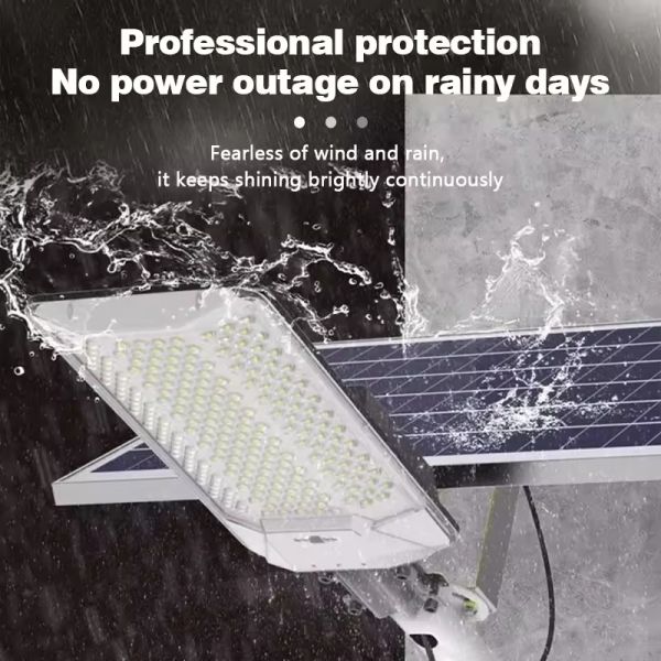 Solar Street Light with Motion Sensor 2000LM Energy-Saving Residential Lamp