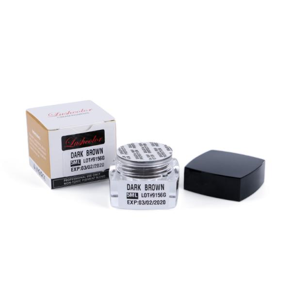 Stable / Long Lasting Eyebrow Tattoo Microblading Pigment Dark Brown Color