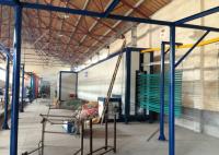 Linha de produção de revestimento sala automática do poder de alumínio do perfil do sistema da pintura