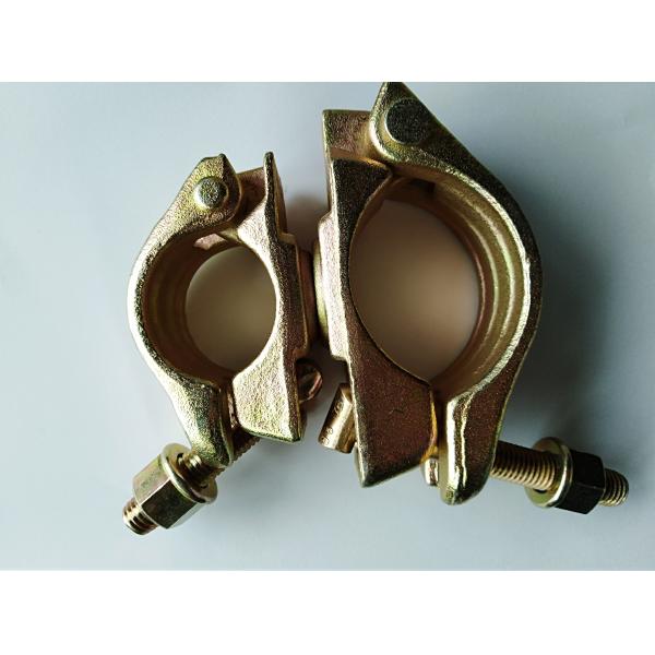 48.3*76MM Yellow Electro galvanized Scaffold coupler big capacity