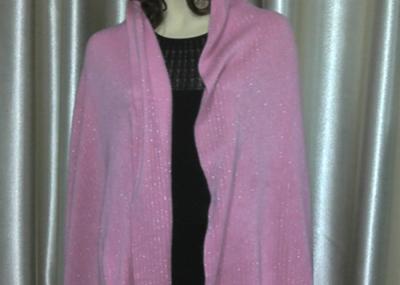 Professional Acrylic Knit Scarf / Split Women'S Wraps And Shawls