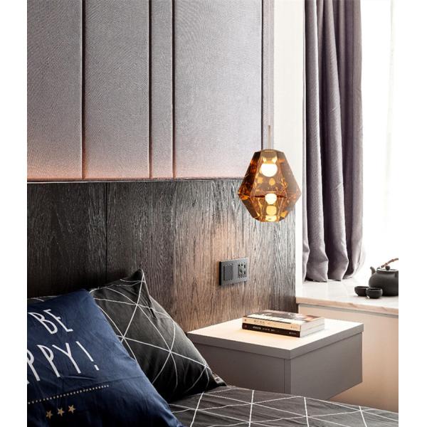 Modern Pendant Lights Designer Glass Hanging Lamp For Dining Room Bedroom glass shade lamps(WH-GP-165)