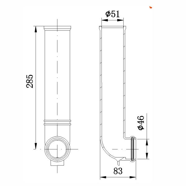 Toilet Accessories: Concealed Water Tank, Flushing Straight Pipe, Wall-Mounted Sewage Pipe, Bend Pipe Of Toilet, Inlet Pipe