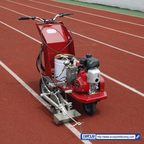 Nontoxic 13mm Thickness Synthetic Sports Flooring Track Waterproof