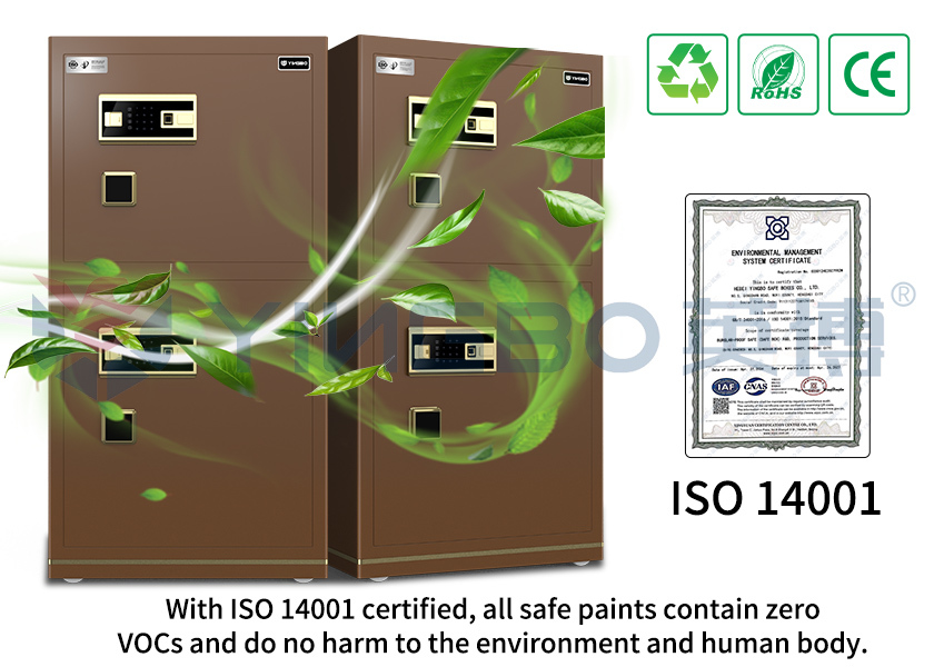 Furniture Concealed Design Home Safe Box Biometric Fingerprint Access Heavy Duty Steel Safe