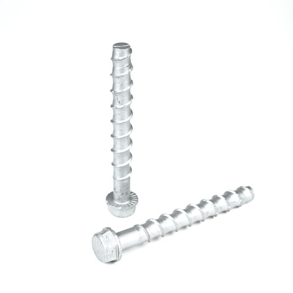 Stainless Steel Hex Head Masonry Concrete Anchors Bolts Screws for Power Supply Support