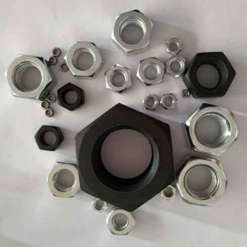 M3 - M100 Carbon Steel High Hex Nuts Zinc Plate Surface 4.8 Grade DIN934