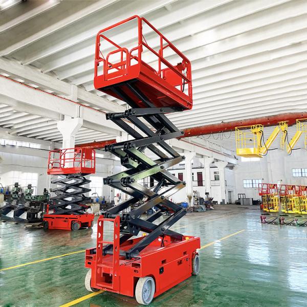 320kg Self Propelled Scissor Lift Platform 10m 12m Electric Scissor Lift