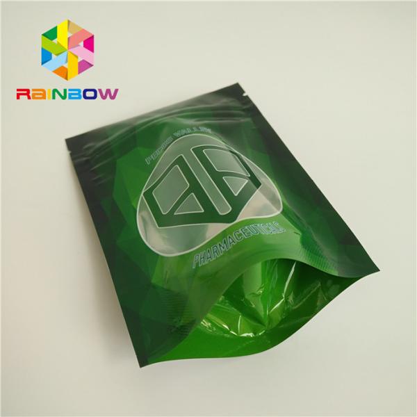 Glossy Printed Stand Up Pouches Aluminum Foil For Tea Packaging
