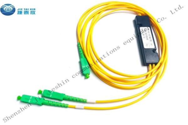 SC APC Simplex 1X2 FBT Optical Fiber Coupler 2.0mm 1m 30/70 ABS PVC