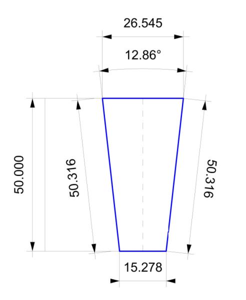 Trapezoid Shaped N52 Industrial Neodymium Magnets Strong High Working Temperature