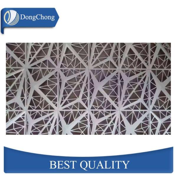 Beauty Pattern Aluminum Curtain Wall Exterior Perforated Facade Panel