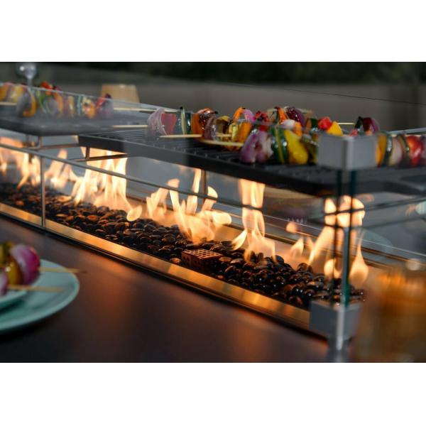 Mail Packing AJUNION All Weather Outdoor Dining Set with Firepit Table