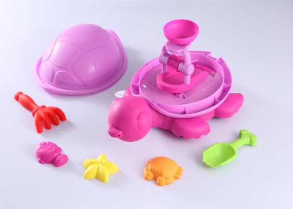 10 Pcs Hard Plastic Beach Sand Set Toys W / Vehicle Animal Molds Bucket Shovel 15 