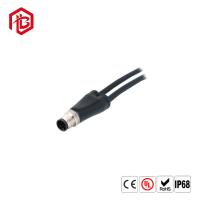 M12 4 conector elétrico da tela conduzida da bicicleta do poder do Pin IP67 IP68 impermeável