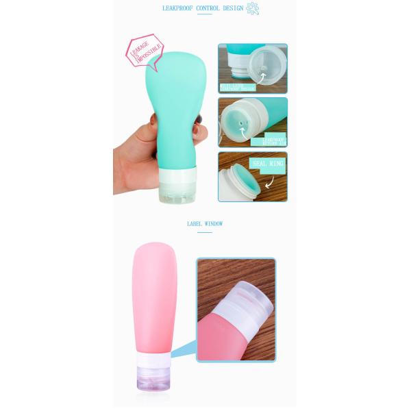 Multicolor бутылки шампуня и проводника перемещения силикона 30ML