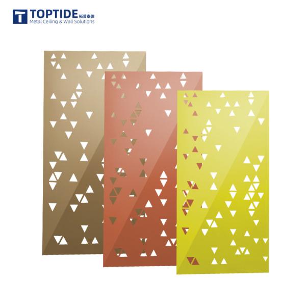 Fire Resistant Aluminum Cladding Panel Cutting Edge Treatment Flat Panels Various Colors