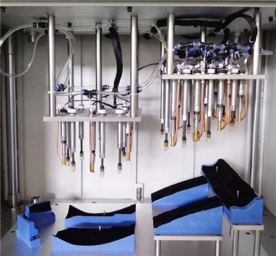Máquina de solda de plástico com rebitagem a quente para painel de porta automotiva