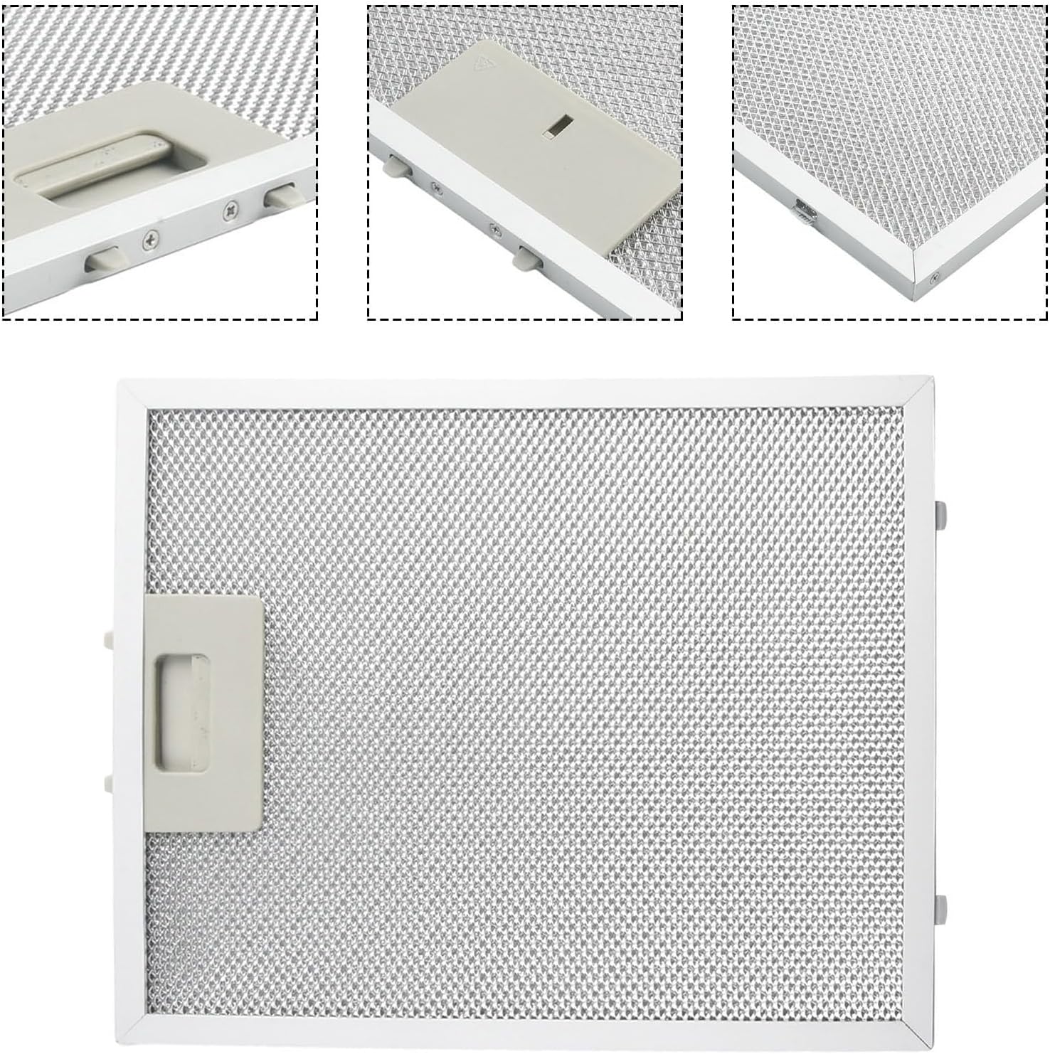 European Style Aluminum Mesh Grease Filter for High Efficiency Range Hoods with Custom Size Options