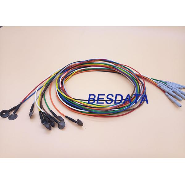 Gold Plated EEG Cup Electrodes Coated Gold Electrodes For Medical