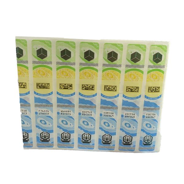 Multiple Extrusion Anti Counterfeit Sticker with Customizable Specifications and Special Paper for Secure Brand Protection