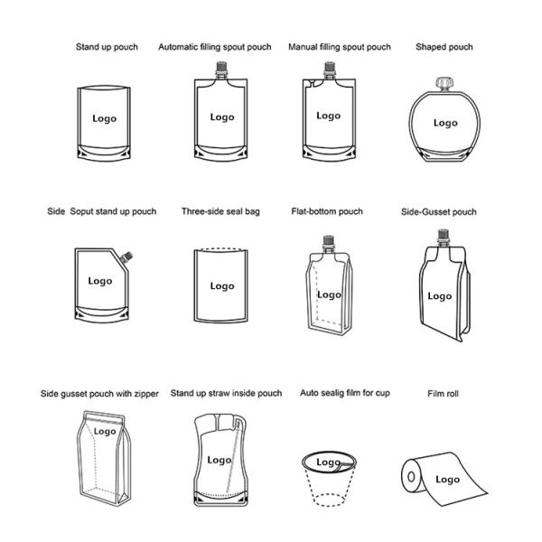 Размер алюминиевой фольги сумки ровной яркой поверхностной косметики упаковывая подгонянный материалом