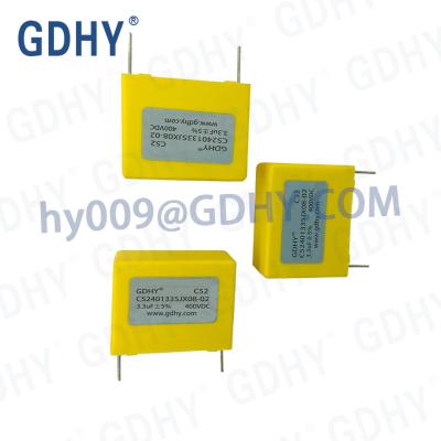 3.3uf 400VDC DC Link Film Capacitor Filter Applications Wind Power , Solar Inverter