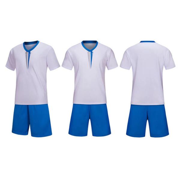 Формы футбола молодости рукава светлой доски короткие для школьников