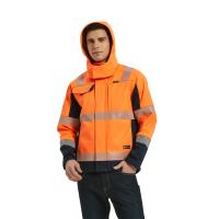 HI impermeable VIS Softshell Jacket Fire Proof para los trabajadores ferroviarios