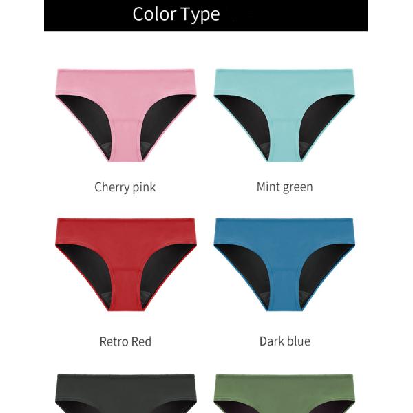 S-4XL Plus Size Leak Proof Underwear 4 Layer High Absorbency Menstrual Panties