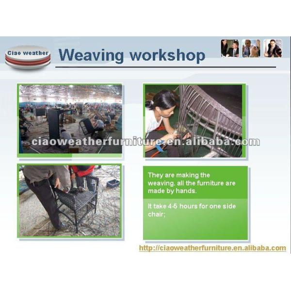 Y correo de embalaje de diseño moderno jardín Rattan Vicker al aire libre patio colgante silla de oscilación para el exterior