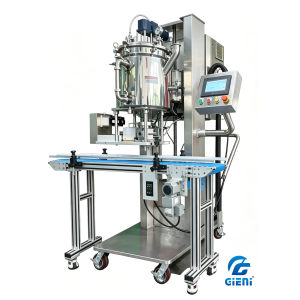 Single Nozzle Hot Filling Machine with Servo-Driven Piston System, Auto-Lifting