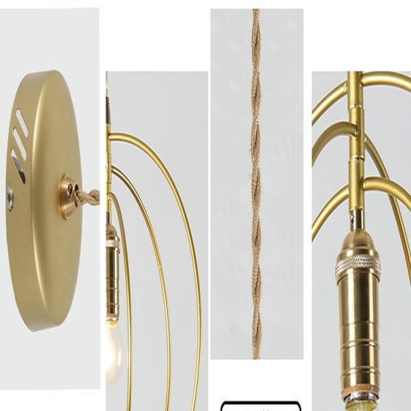 Украшение металла круга D30cm современное привесное светлое домашнее