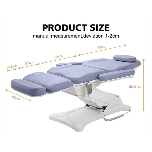 electric spa massage chair bed table