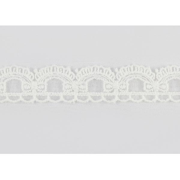 Anchura blanca del color los 2.6cm del estilo antiguo soluble en agua de la cinta del cordón del algodón del guipur