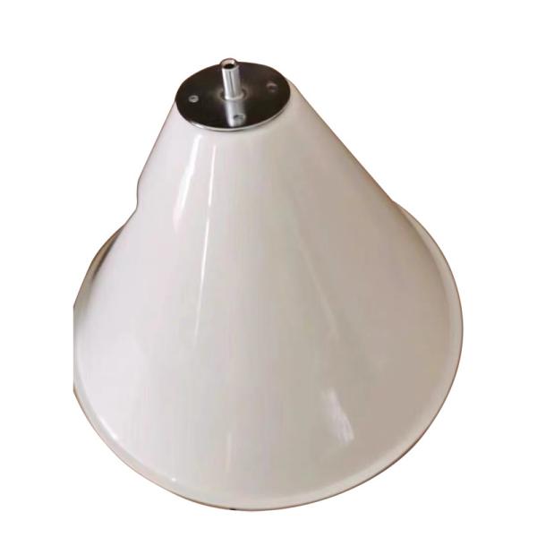 Tambores de HDPE blanco opaco de 51 cm para alambre de soldadura | 200-350 kg con cubierta antipolvo