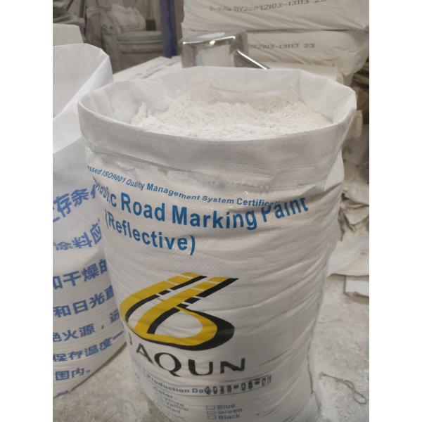 Peinture routière thermoplastique jaune-blanc 25 kg Sac 180-220°C