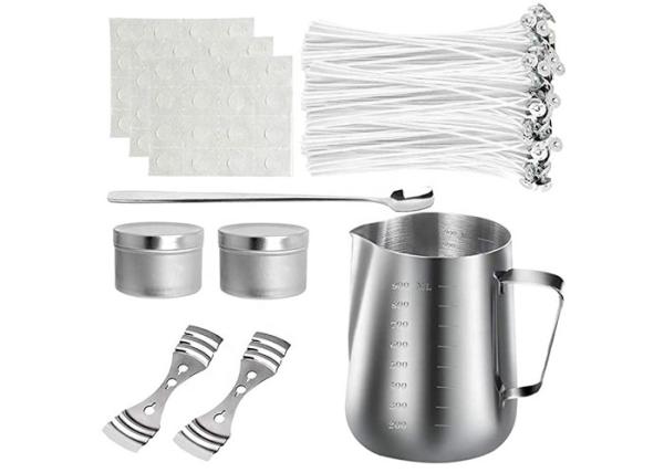 Tin Glass Jar Handmade Soy Making Candle Kits For Home Decor Gift