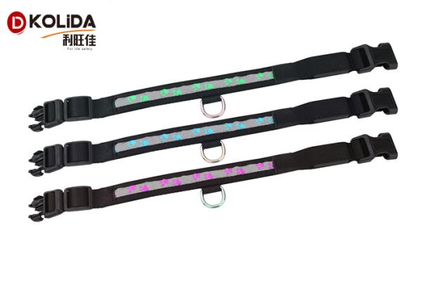 Light Up  LED Dog Collar Night Safety Bright Flashing For Doggie In Night