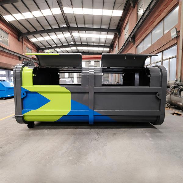 Sorting And Recycling Large Garbage Containers Refuse Collector 10m3 Capacity