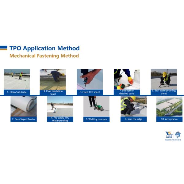 Мембрана Bondsure® TPO делая водостойким