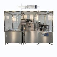Máquina automática rotativa de preenchimento de seringas preenchidas com gel de plástico