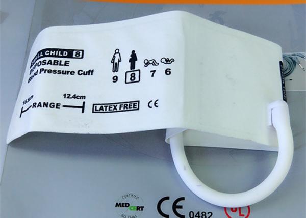 Animal TPU Material Non Invasive Blood Pressure Cuff , Neonate3 Disposable NIBP CUFF